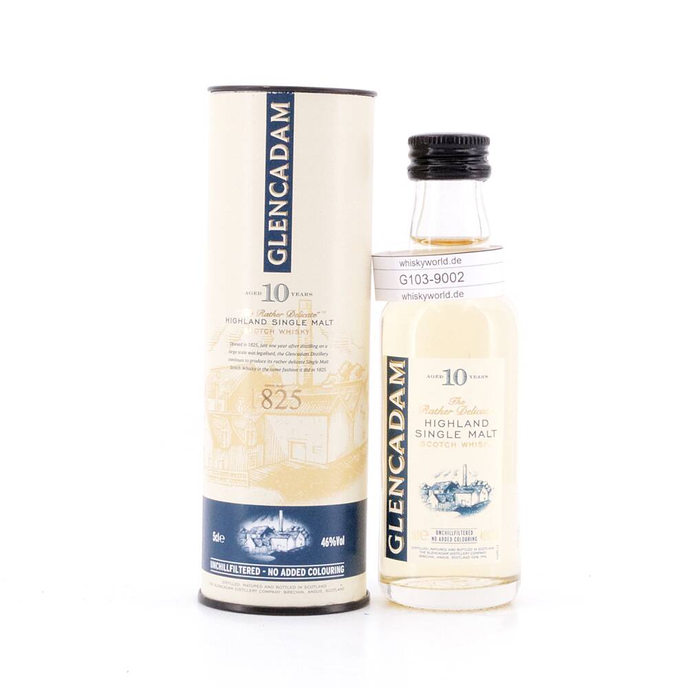 Glencadam 10 Jahre Miniatur 0,050 L/ 46.0% vol Glencadam 10 Jahre Miniatur 0,050 L/ 46.0% vol