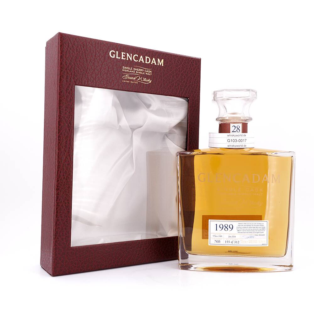 Glencadam Jahrgang 1989 Single Cask 28 Jahre Cask 0,70 L/ 56.8% vol