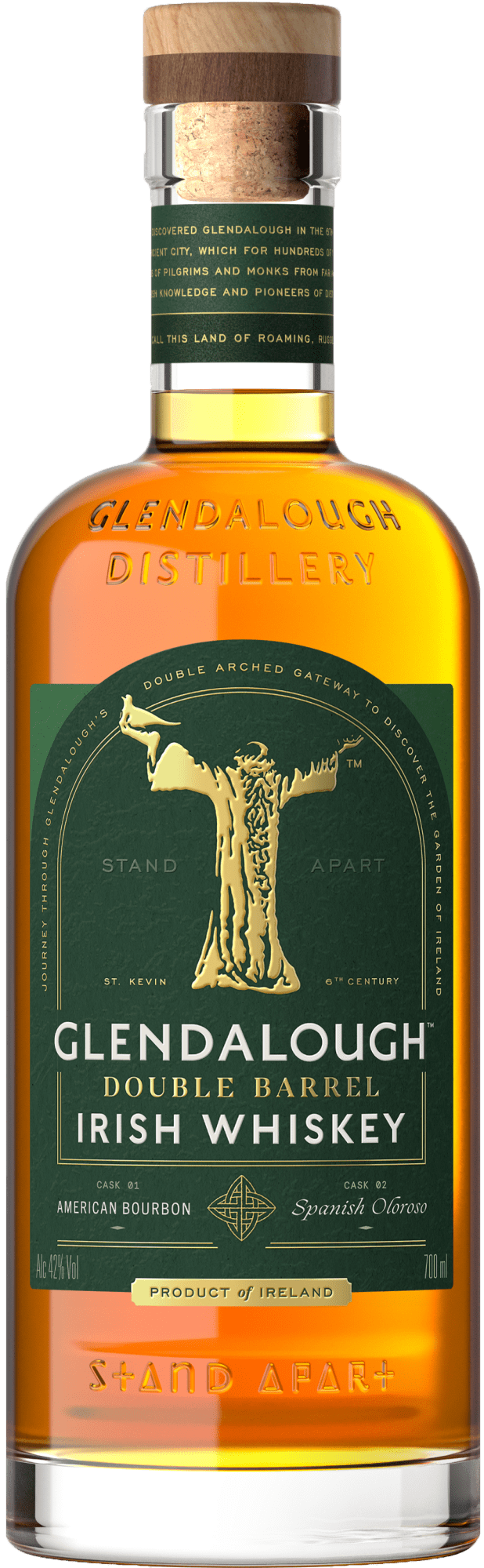 Glendalough Single Grain Double Barrel Irish Whiskey Glendalough Single Grain Double Barrel Irish Whiskey