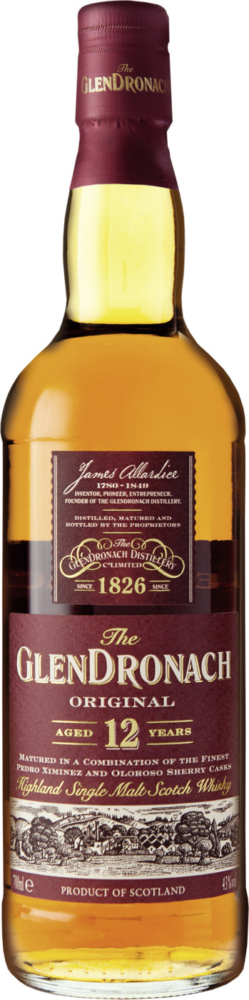 Glendronach Whisky 12 Jahre 43% 0,7L