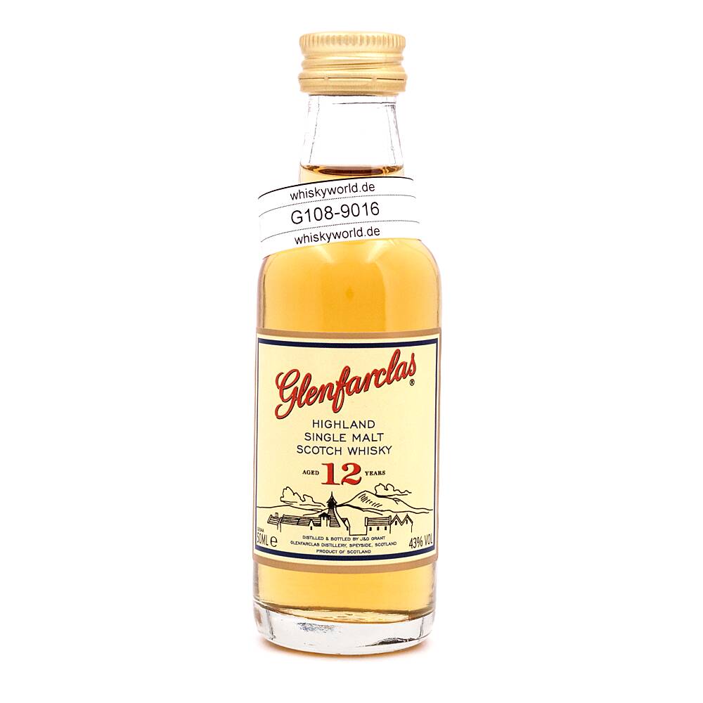 Glenfarclas 12 Jahre Miniatur 0,050 L/ 43.0% vol Glenfarclas 12 Jahre Miniatur 0,050 L/ 43.0% vol