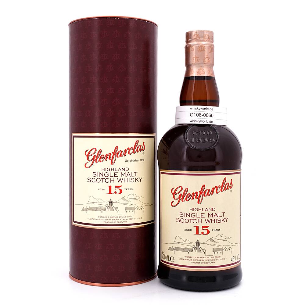 Glenfarclas 15 Jahre 0,70 L/ 46.0% vol Glenfarclas 15 Jahre 0,70 L/ 46.0% vol