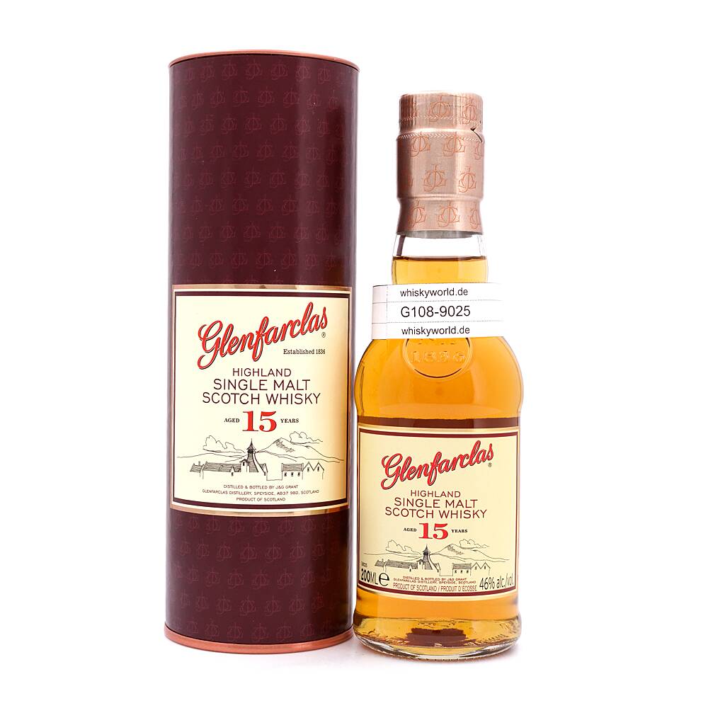 Glenfarclas 15 Jahre Midi 0,20 L/ 46.0% vol Glenfarclas 15 Jahre Midi 0,20 L/ 46.0% vol