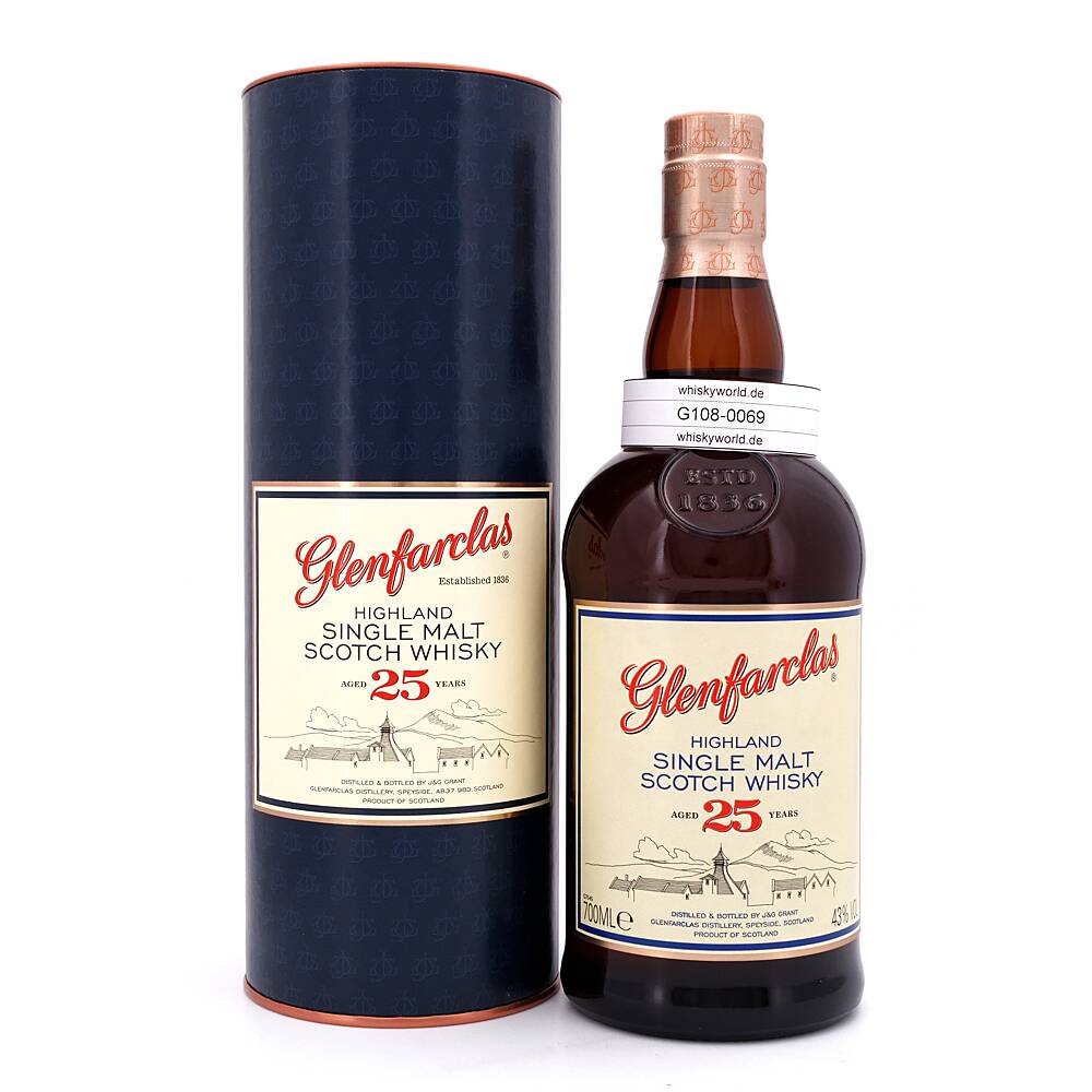 Glenfarclas 25 Jahre 0,70 L/ 43.0% vol Glenfarclas 25 Jahre 0,70 L/ 43.0% vol