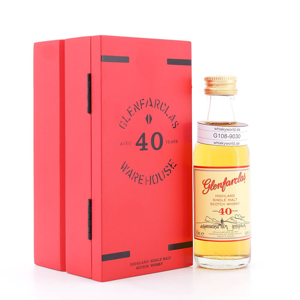 Glenfarclas 40 Jahre Miniatur 0,050 L/ 43.0% vol Glenfarclas 40 Jahre Miniatur 0,050 L/ 43.0% vol