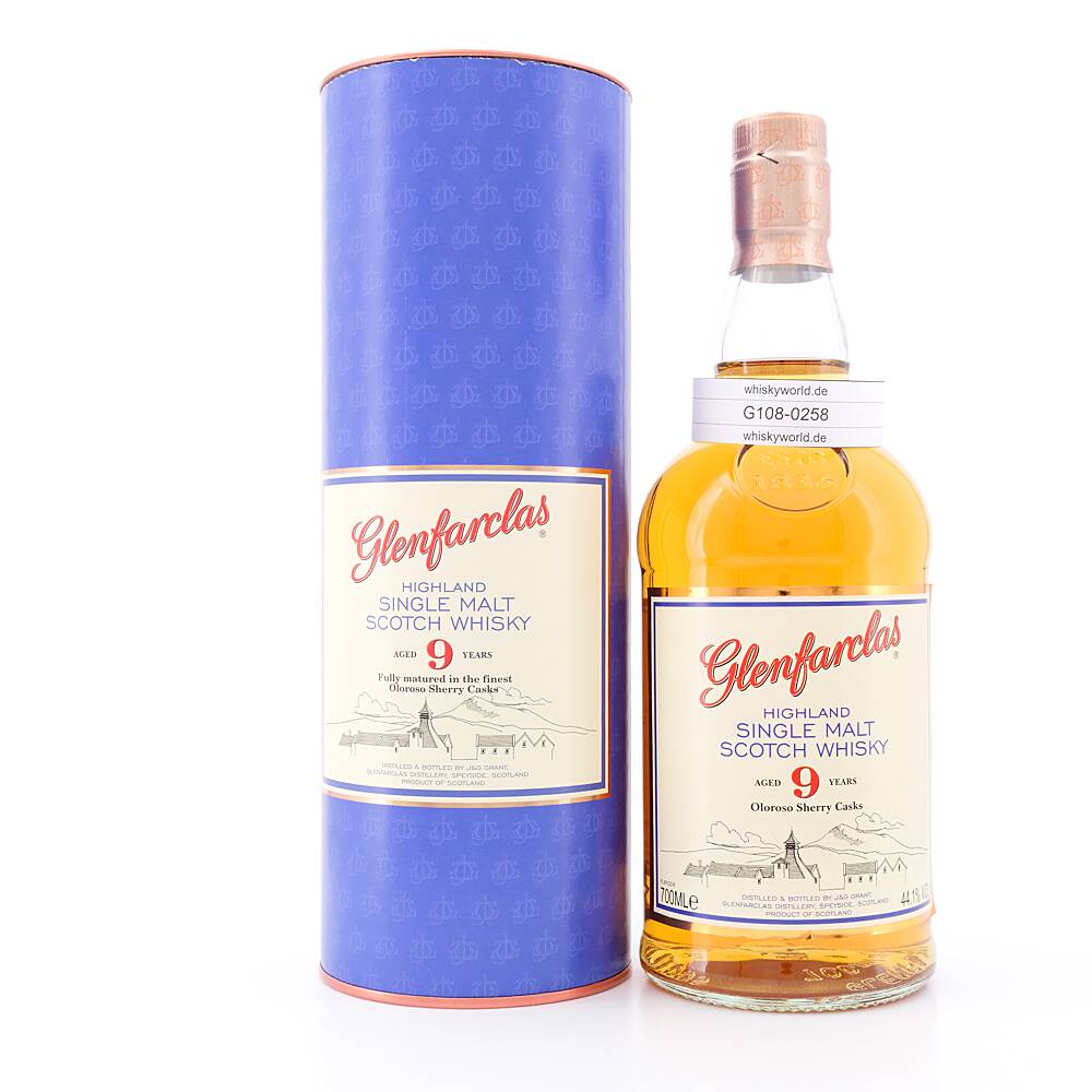Glenfarclas 9 Jahre Oloroso Sherry Casks 0,70 L/ 44.1% vol Glenfarclas 9 Jahre Oloroso Sherry Casks 0,70 L/ 44.1% vol