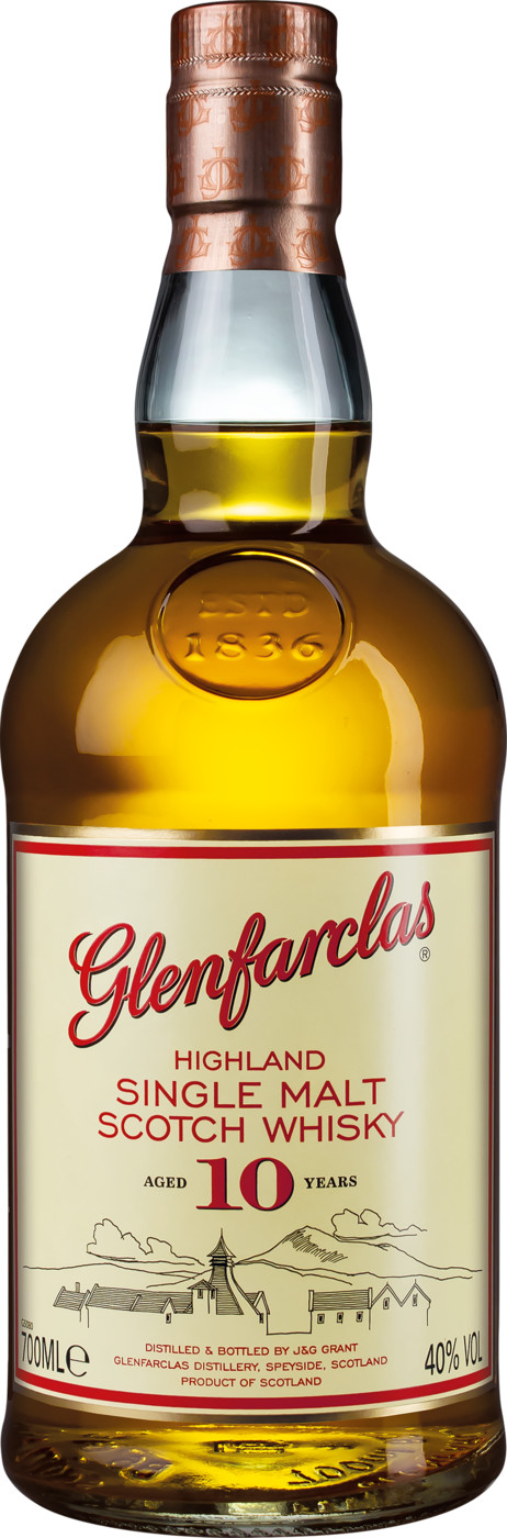 Glenfarclas Whisky 10 Jahre 40% 0,7L