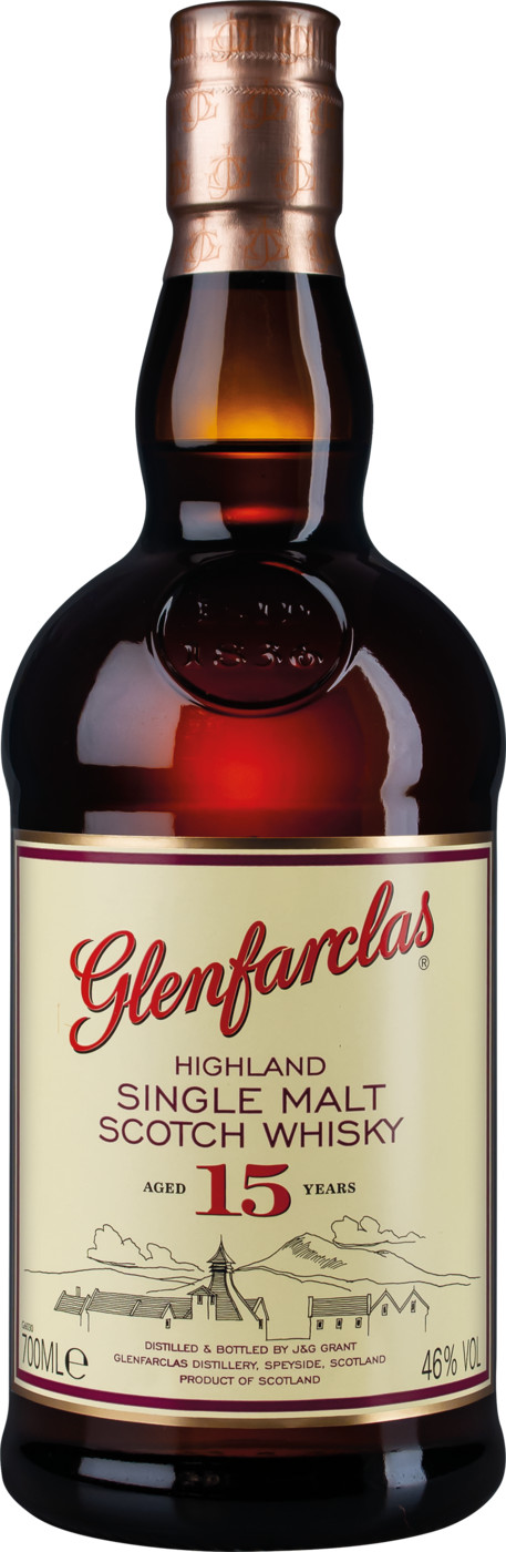 Glenfarclas Whisky 15 Jahre 46% 0,7L