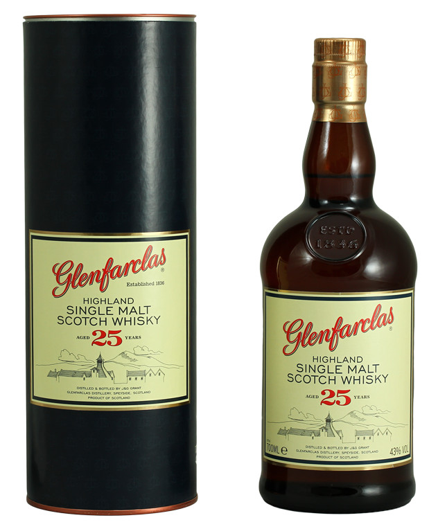 Glenfarclas Whisky 25 Jahre 43% 0,7L Glenfarclas Whisky 25 Jahre 43% 0,7L