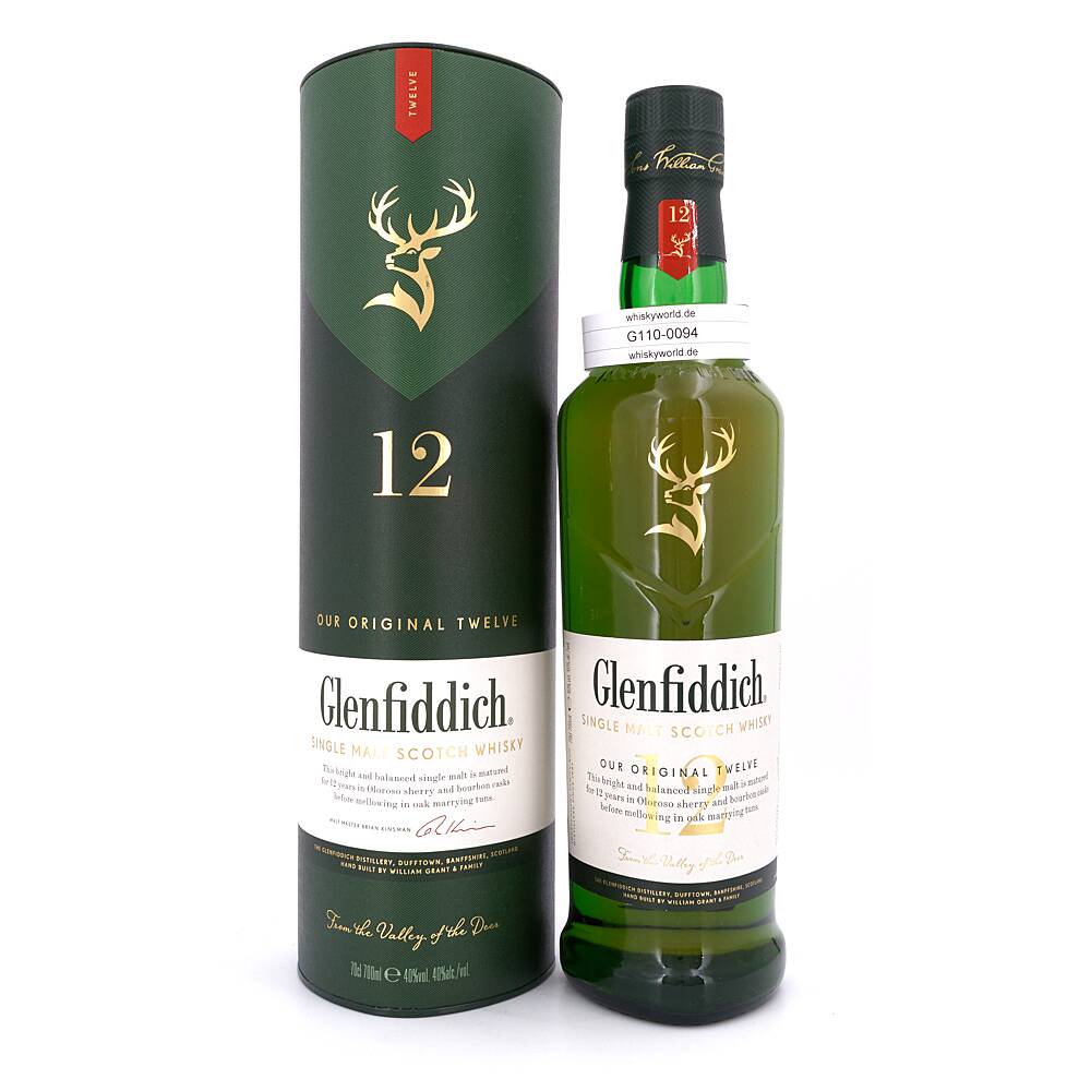Glenfiddich 12 Jahre Our Original Twelve 0,70 L/ 40.0% vol Glenfiddich 12 Jahre Our Original Twelve 0,70 L/ 40.0% vol