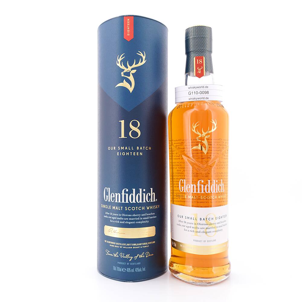 Glenfiddich 18 Jahre Our Small Batch 0,70 L/ 40.0% vol Glenfiddich 18 Jahre Our Small Batch 0,70 L/ 40.0% vol