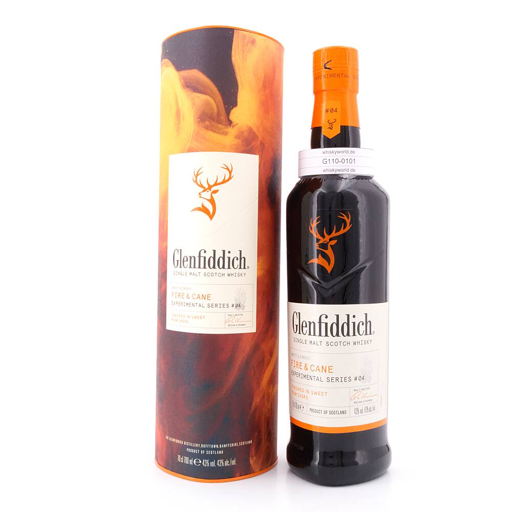 Glenfiddich Experimental Series #04 Fire & Cane 0,70 L/ 43.0% vol Glenfiddich Experimental Series #04 Fire & Cane 0,70 L/ 43.0% vol