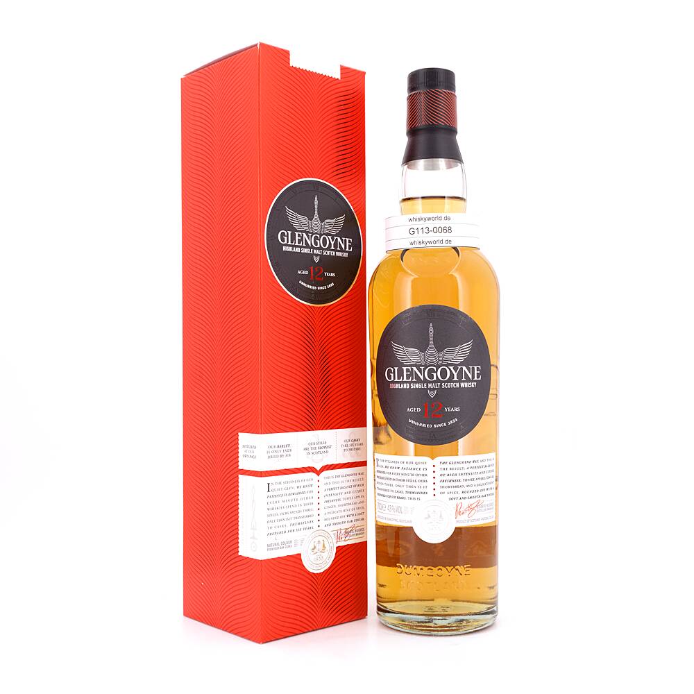 Glengoyne 12 Jahre 0,70 L/ 43.0% vol Glengoyne 12 Jahre 0,70 L/ 43.0% vol