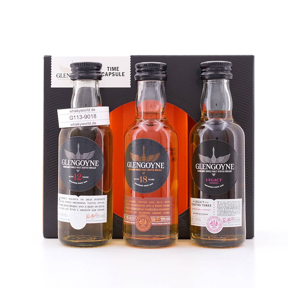 Glengoyne Time Capsule Miniatur-Set Legacy Chapter 0,150 L/ 44.7% vol