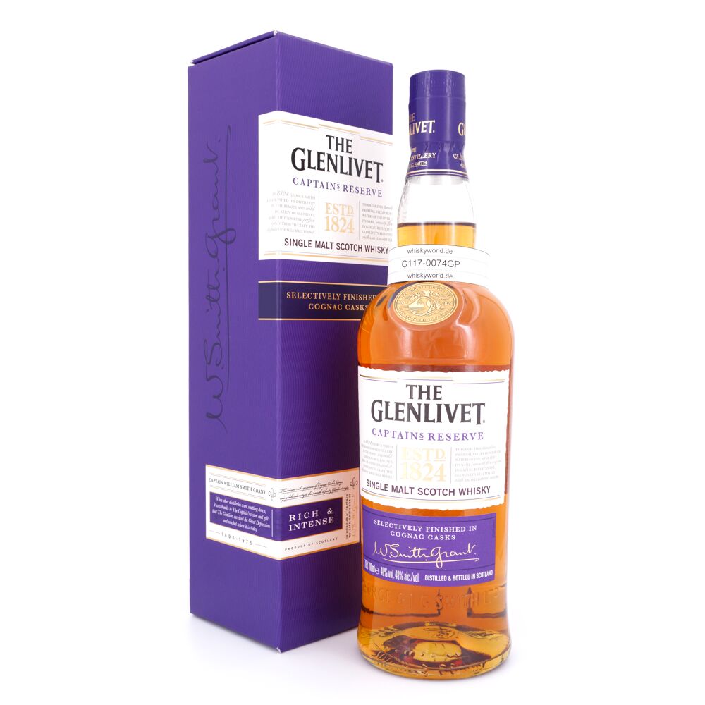 Glenlivet Captain's Reserve Cognac Cask Finish 0,70 L/ 40.0% vol