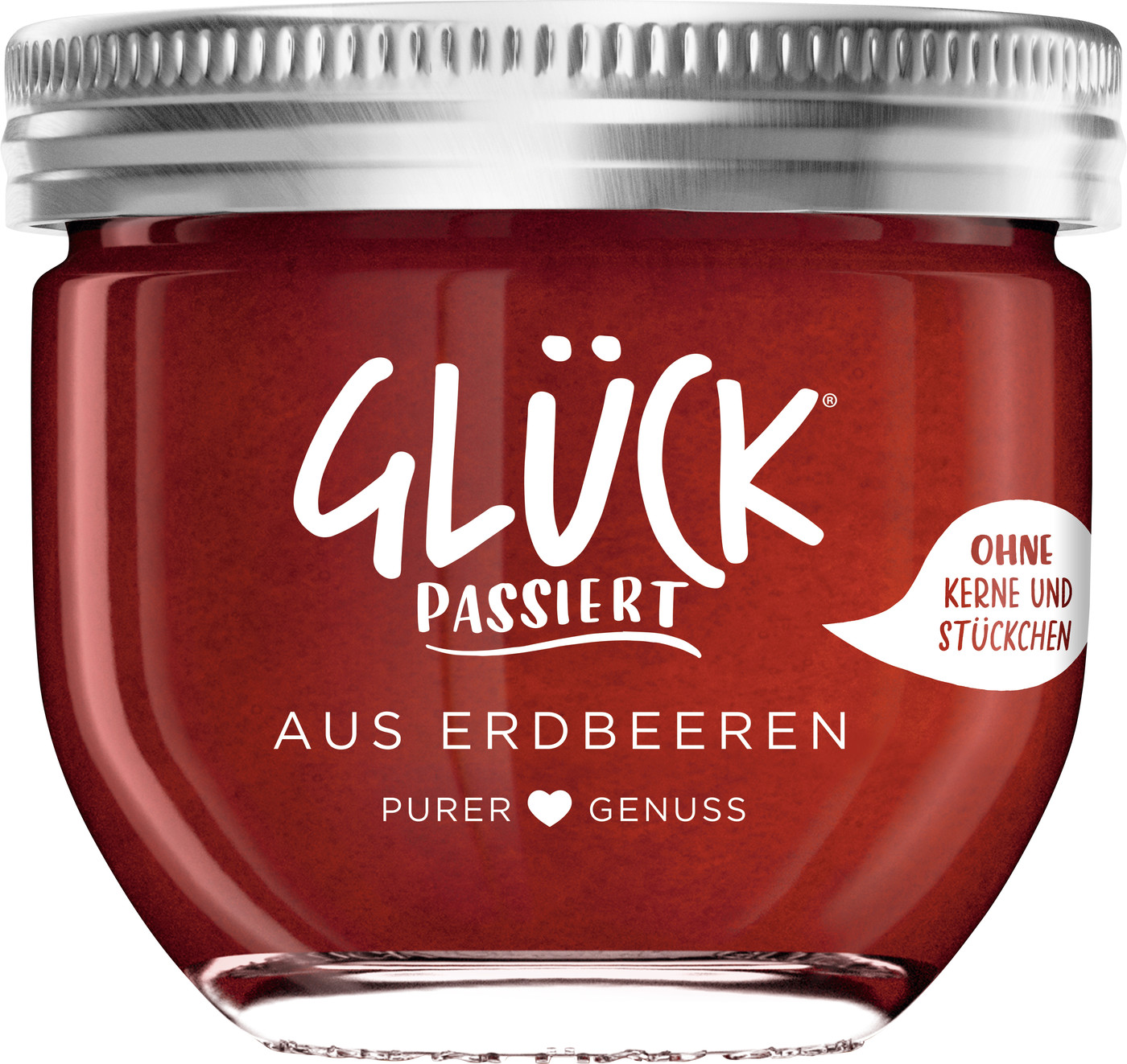 Glück Passiert Fruchtaufstrich Erdbeere 230G Glück Passiert Fruchtaufstrich Erdbeere 230G