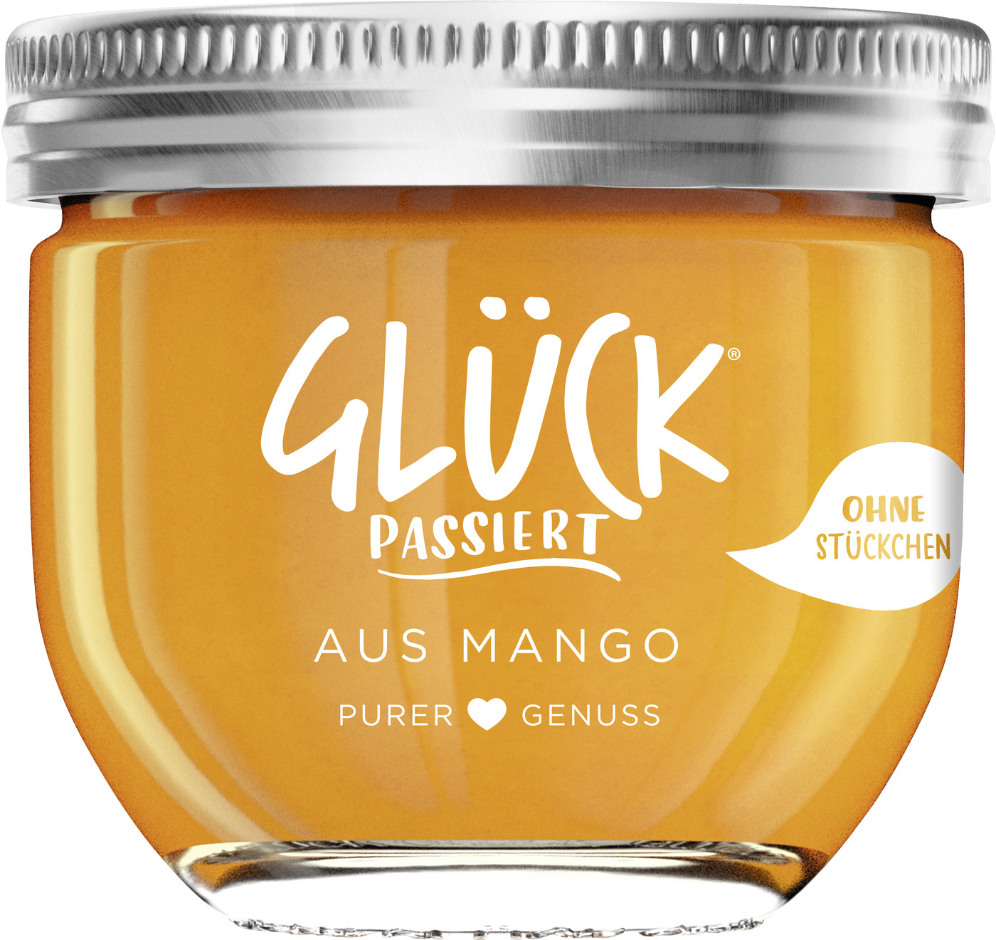 Glück Passiert Fruchtaufstrich Mango 230G Glück Passiert Fruchtaufstrich Mango 230G