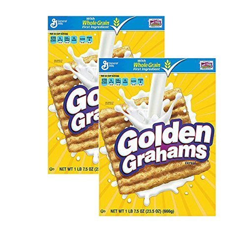 Golden Grahams Cereal, Value Size 23.5 Oz (Pack of 2) by General Mills / Big G Cereals