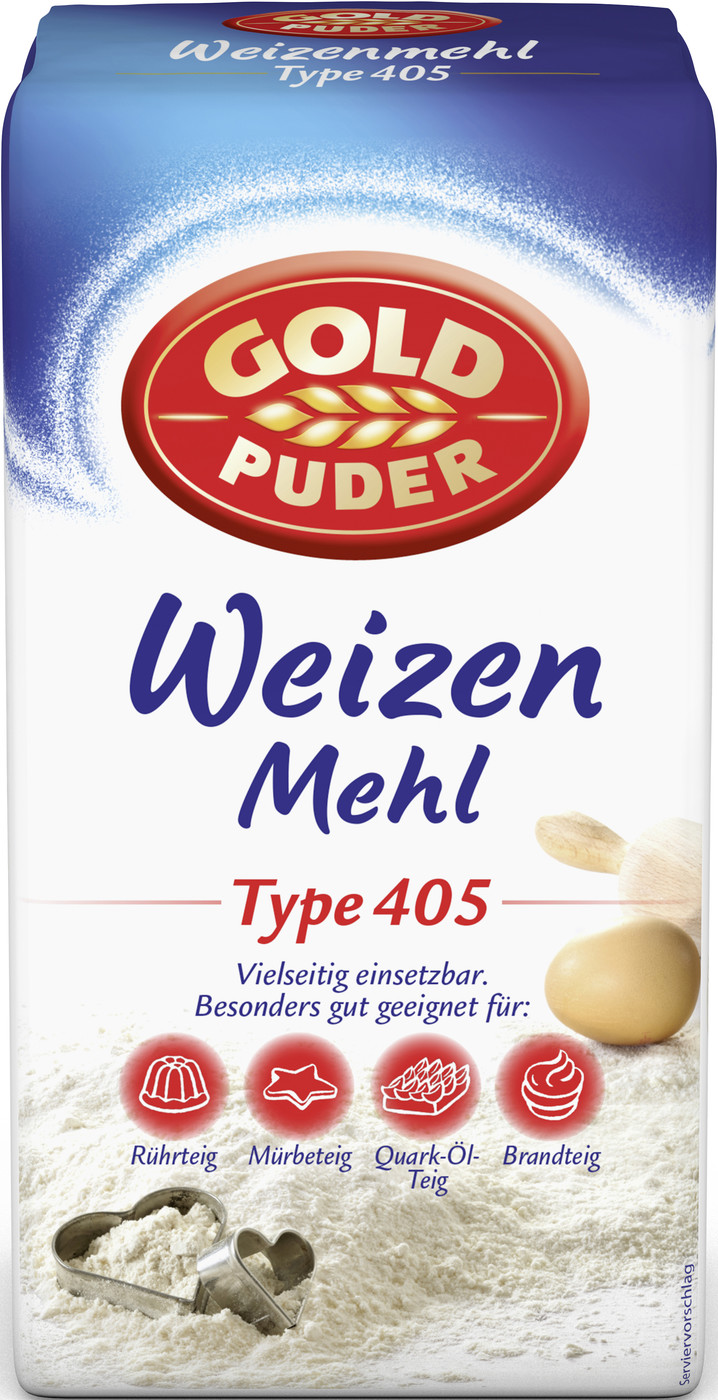 Goldpuder Weizenmehl Type 405 1000G
