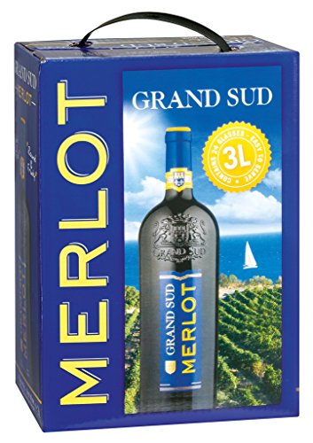 Frankreich-Vins du Sud - Grand Sud Merlot Rot - 3-l-Bag in Box