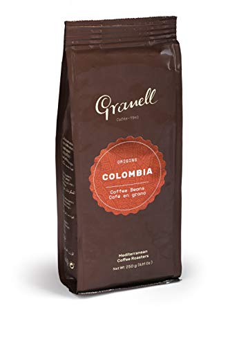 Granell Cafés · 1940 - Pure Origin - Kolumbianischer Kaffee, 100% Kaffeebohnen, weicher Kaffee mit weichem Duft, fruchtiger Geschmack und leichter Säure, 250 g Granell Cafés · 1940 - Pure Origin - Kolumbianischer Kaffee, 100% Kaffeebohnen, weicher Kaffee mit weichem Duft, fruchtiger Geschmack und leichter Säure, 250 g von Granell Cafes-1940