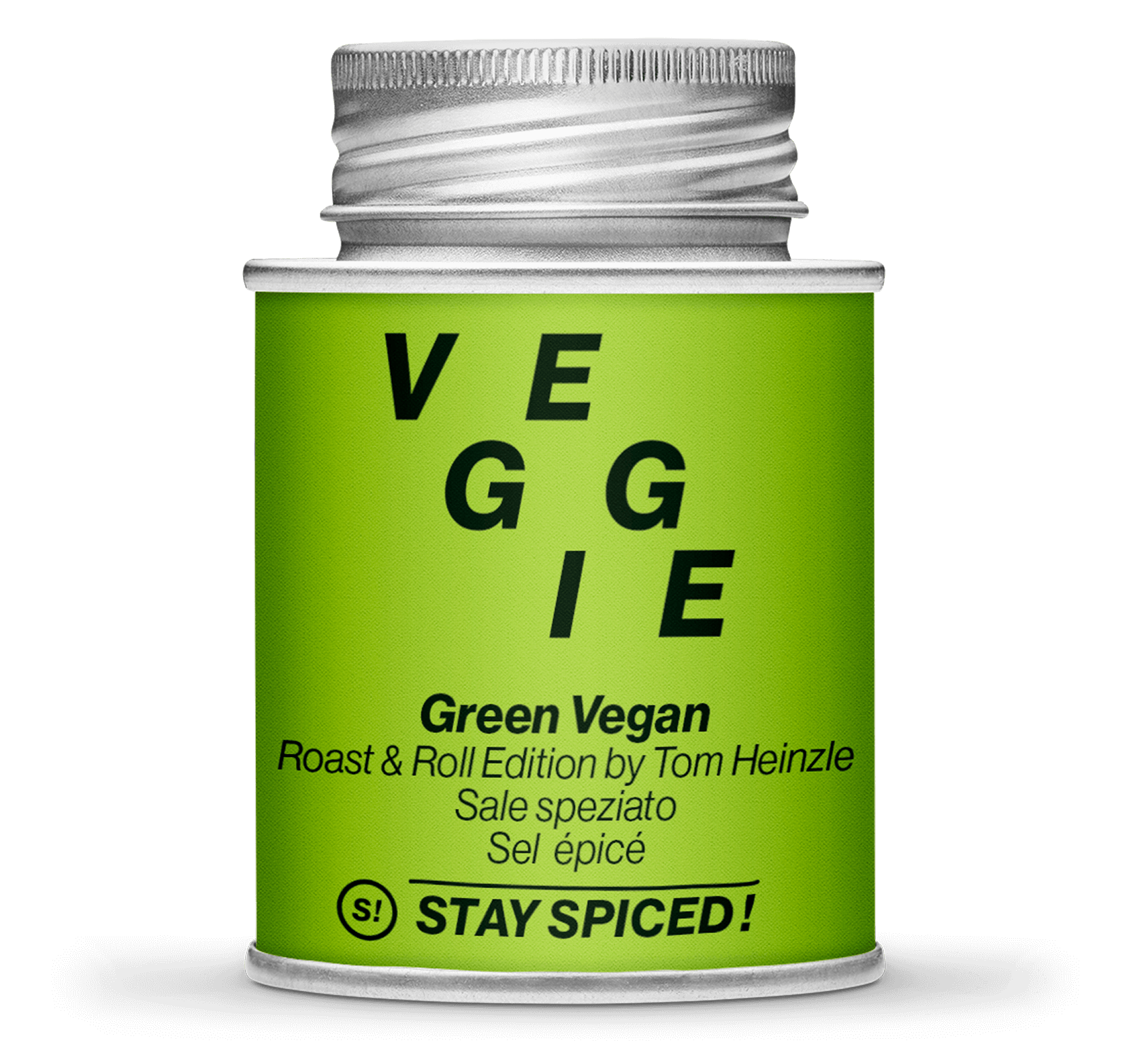 Green Vegan Gewürzsalz, 170ml Schraubdose Green Vegan Gewürzsalz, 170ml Schraubdose
