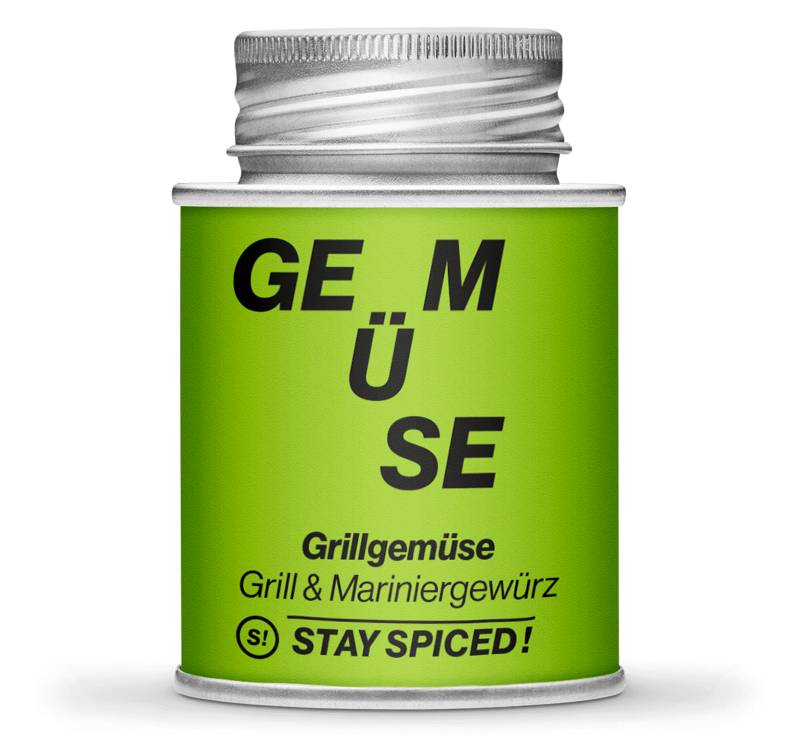 Grillgemüse - Grill & Mariniergewürz 170ml Schraubdose