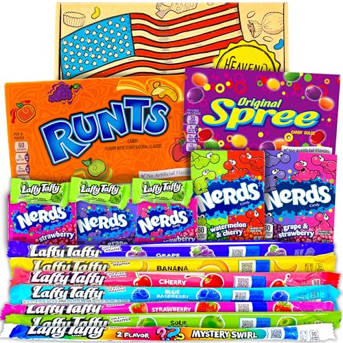 Amerikanische Süßigkeiten Box | All American Nerds Candy Box | Nerds Süßigkeiten aus den USA | Heavenly Sweets von HEAVENLY SWEETS