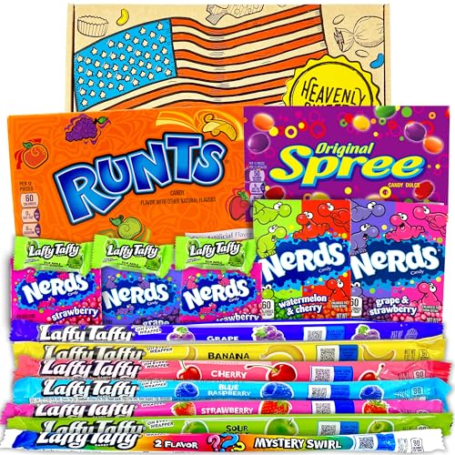 Amerikanische Süßigkeiten Box | All American Nerds Candy Box | Nerds Süßigkeiten aus den USA | Heavenly Sweets von HEAVENLY SWEETS
