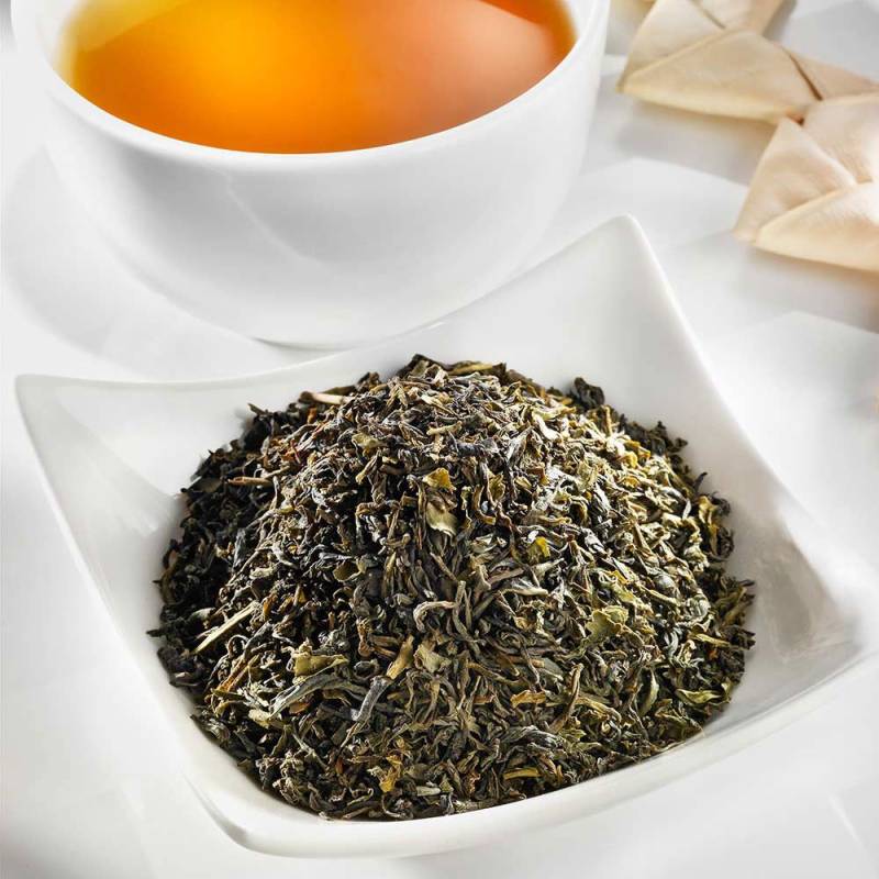 Schrader Grüner Tee Darjeeling Pussimbing FTGFOP1 Bio von Schrader