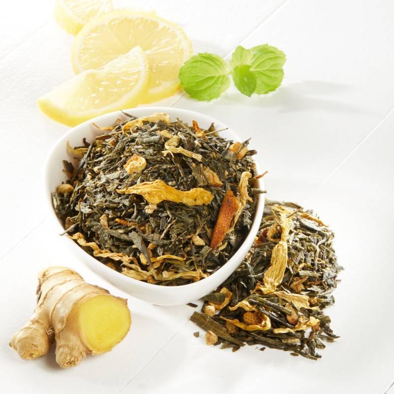 Schrader Grüner Tee Ingwer-Zitrone von Schrader