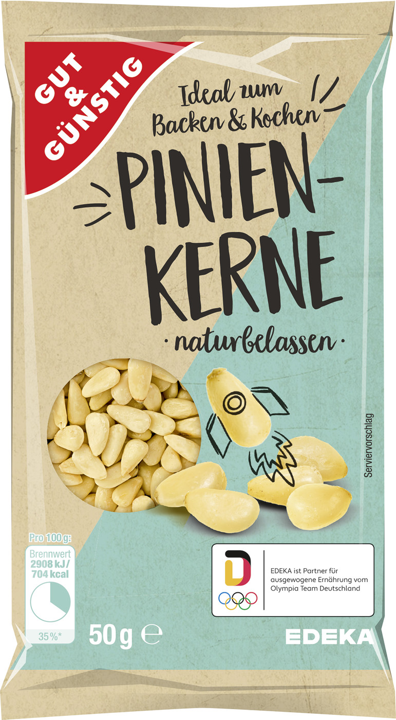 Gut & Günstig Pinienkerne 50G