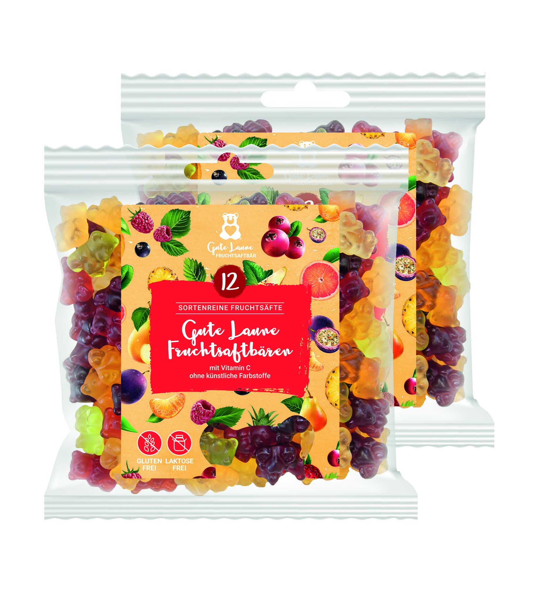 Gute Laune Fruchtsaftbär Fruchtgummis 2x 150g