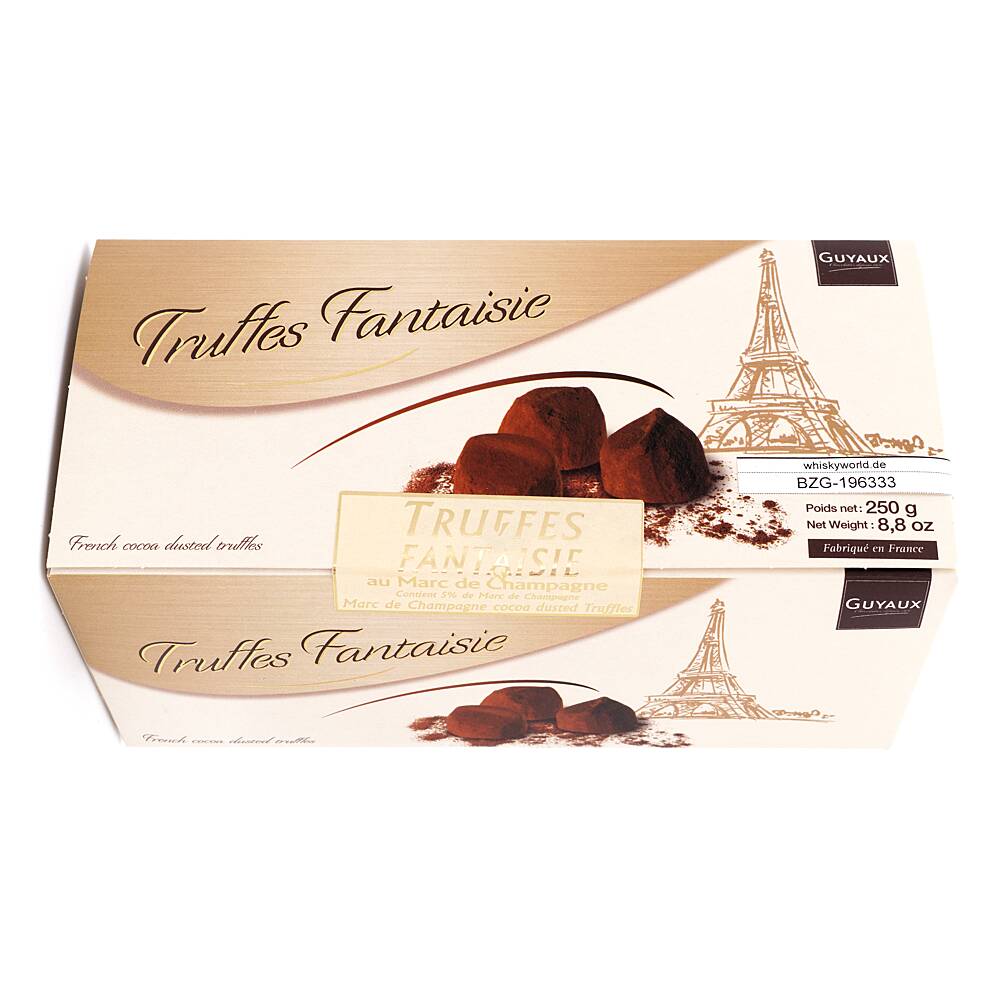 Guyaux Truffes Fantaisie au Marc de Champagne 250 g/ 5.0% vol Guyaux Truffes Fantaisie au Marc de Champagne 250 g/ 5.0% vol