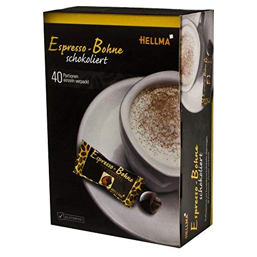 HELLMA Espresso-Bohnen in Zartbitterschokolade, Genießerbox, Menge 40 HELLMA Espresso-Bohnen in Zartbitterschokolade, Genießerbox, Menge 40 von HELLMA
