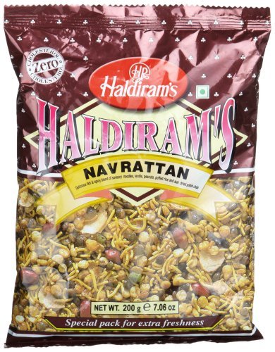 Haldiram Navratan Mix, 7.06-Ounce Pouch (Pack of 5) by Haldiram von Haldiram