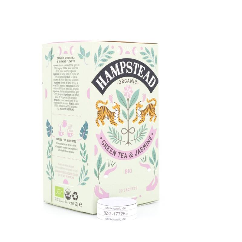Hampstead Tea BIO Organic Green Tea & Jasmine 40 g