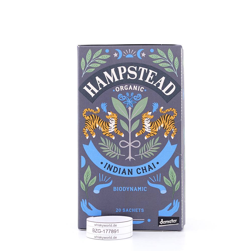 Hampstead Tea BIO Organic Indian Chai Black Tea 40 g Hampstead Tea BIO Organic Indian Chai Black Tea 40 g