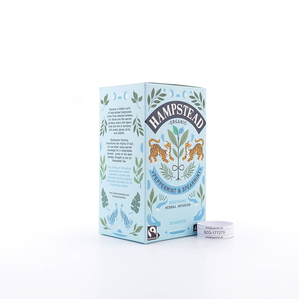 Hampstead Tea Peppermint & Spearmint 20 Teebeutel 30 g