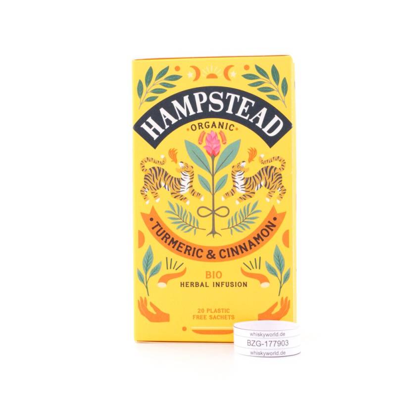 Hampstead Tea Turmeric & Cinnamon BIO 20 Teebeutel 30 g