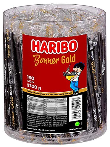 Haribo Bonner Gold Wurfmaterial, 150er Pack (150 x 18g) von HARIBO