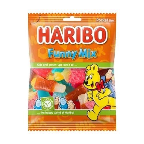 Haribo Funny Mix - 1 doos x 28 zakjes von HARIBO
