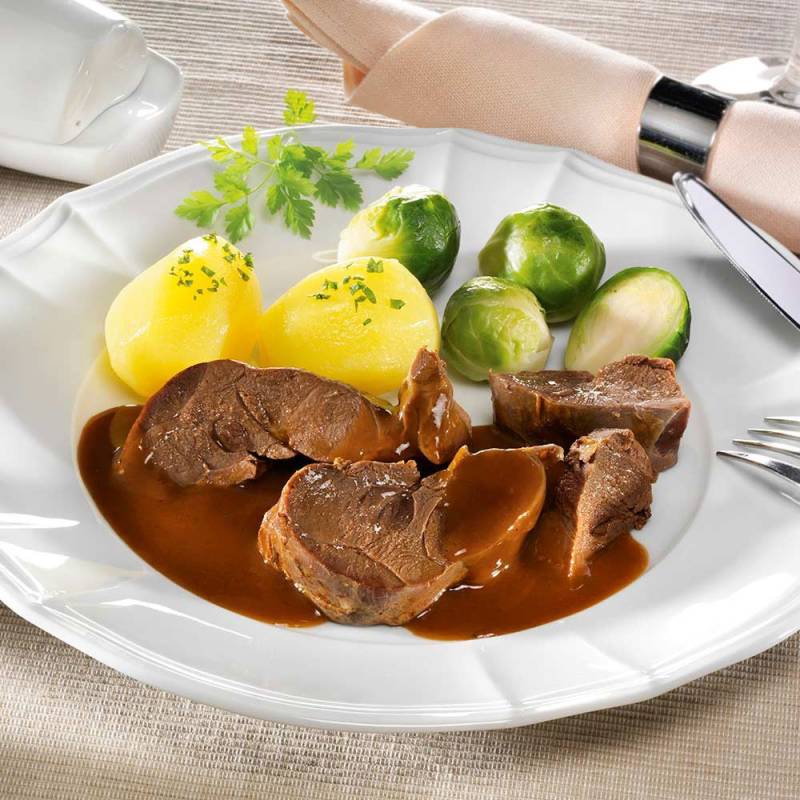 Hasenbraten in Rotweinsauce von Englert