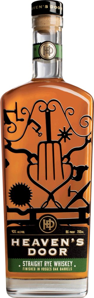 Heaven's Door Straight Rye Whiskey 43%vol Heaven's Door Straight Rye Whiskey 43%vol