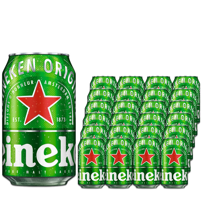 Heineken Lager Beer Dose 24x0,33L Heineken Lager Beer Dose 24x0,33L