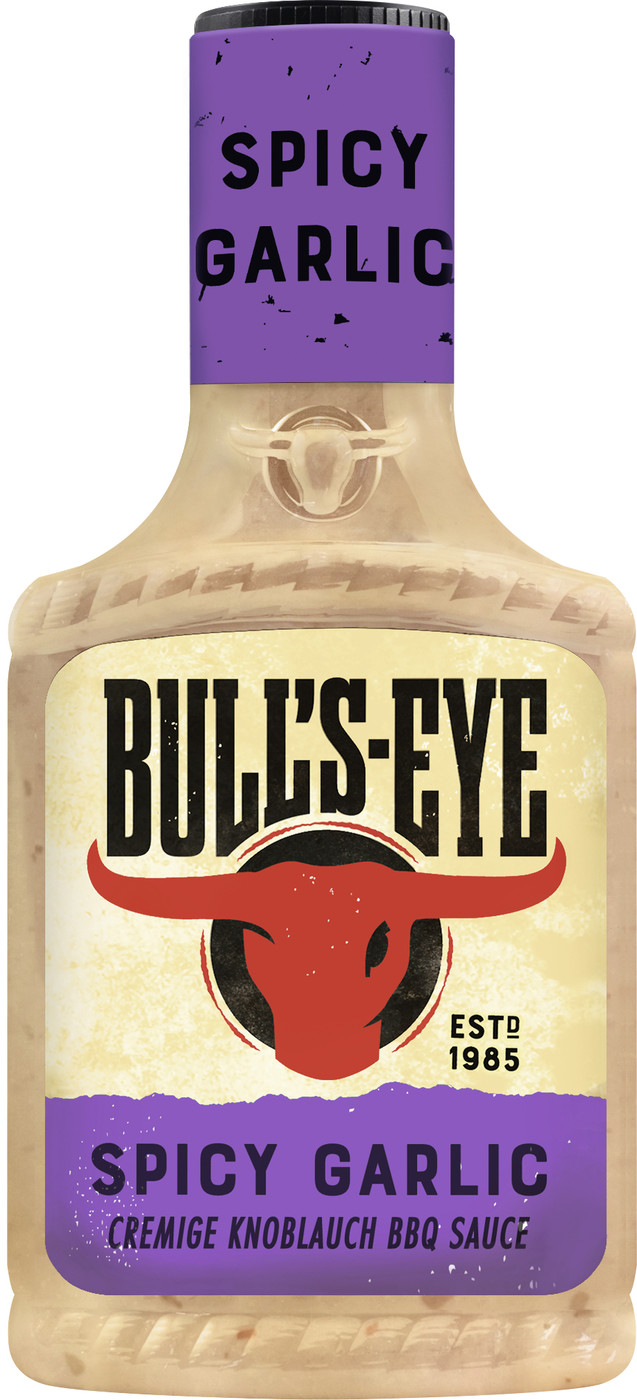 Heinz Bulls-Eye Spicy Garlic BBQ Sauce 300ML Heinz Bulls-Eye Spicy Garlic BBQ Sauce 300ML