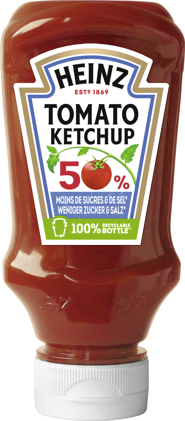Heinz Tomato Ketchup 50% weniger Zucker & Salz 220ML Heinz Tomato Ketchup 50% weniger Zucker & Salz 220ML