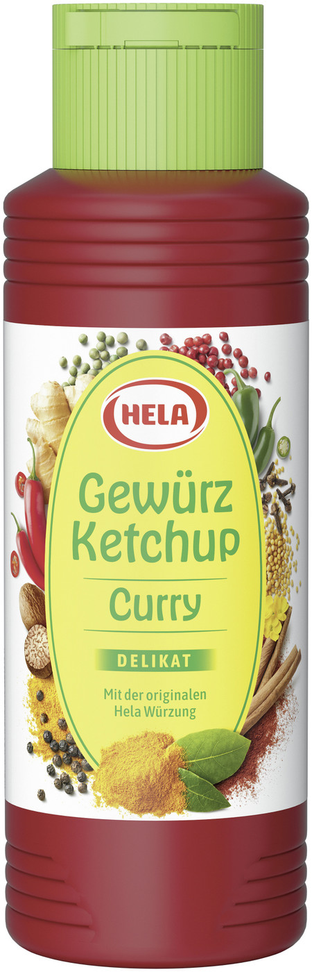Hela Gewürz Ketchup Curry delikat 300ML Hela Gewürz Ketchup Curry delikat 300ML