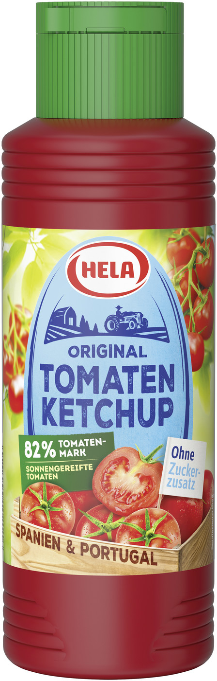 Hela Original Tomaten Ketchup ohne Zuckerzusatz 300ML Hela Original Tomaten Ketchup ohne Zuckerzusatz 300ML