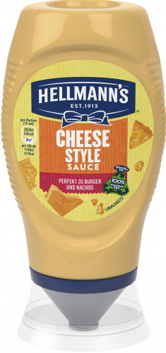 Hellmann's Cheese Style Sauce 250ML Hellmann's Cheese Style Sauce 250ML